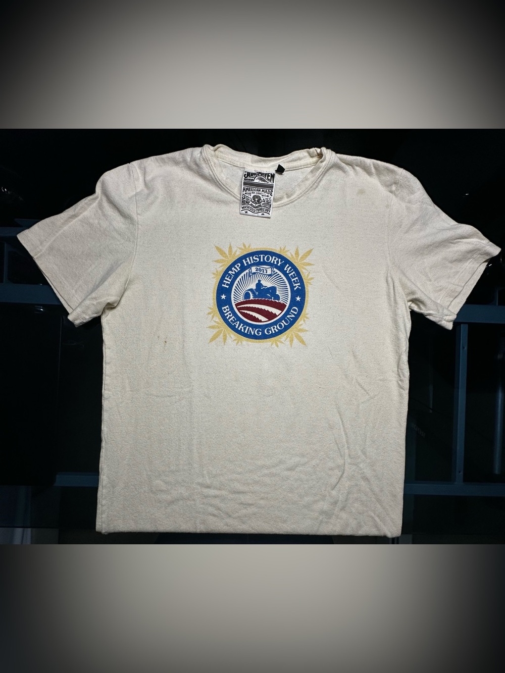 2017 Jungmaven Medium Hemp History Week Hemp/Organic Cotton T-Shirt Weed